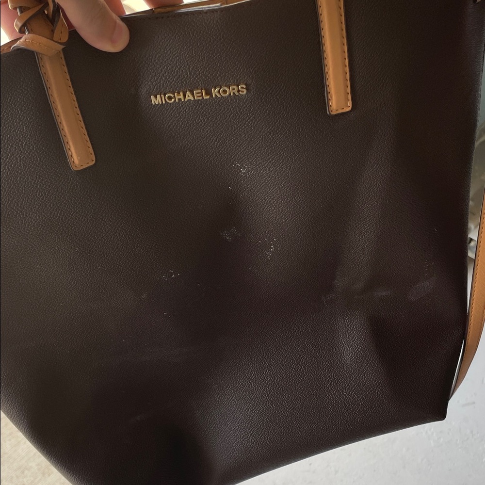 Michael Kors Dark Brown Tote Bag
